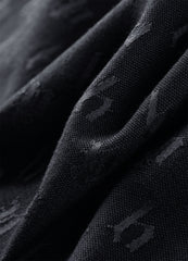 Men's Allover Jacquard Oversized Hooded Jacket