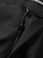 Men's Solid Cropped Business Pants