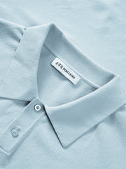 Men's Solid Knit Polo Shirt