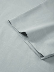Men's Solid T-Shirt with Subtle Jacquard Pattern