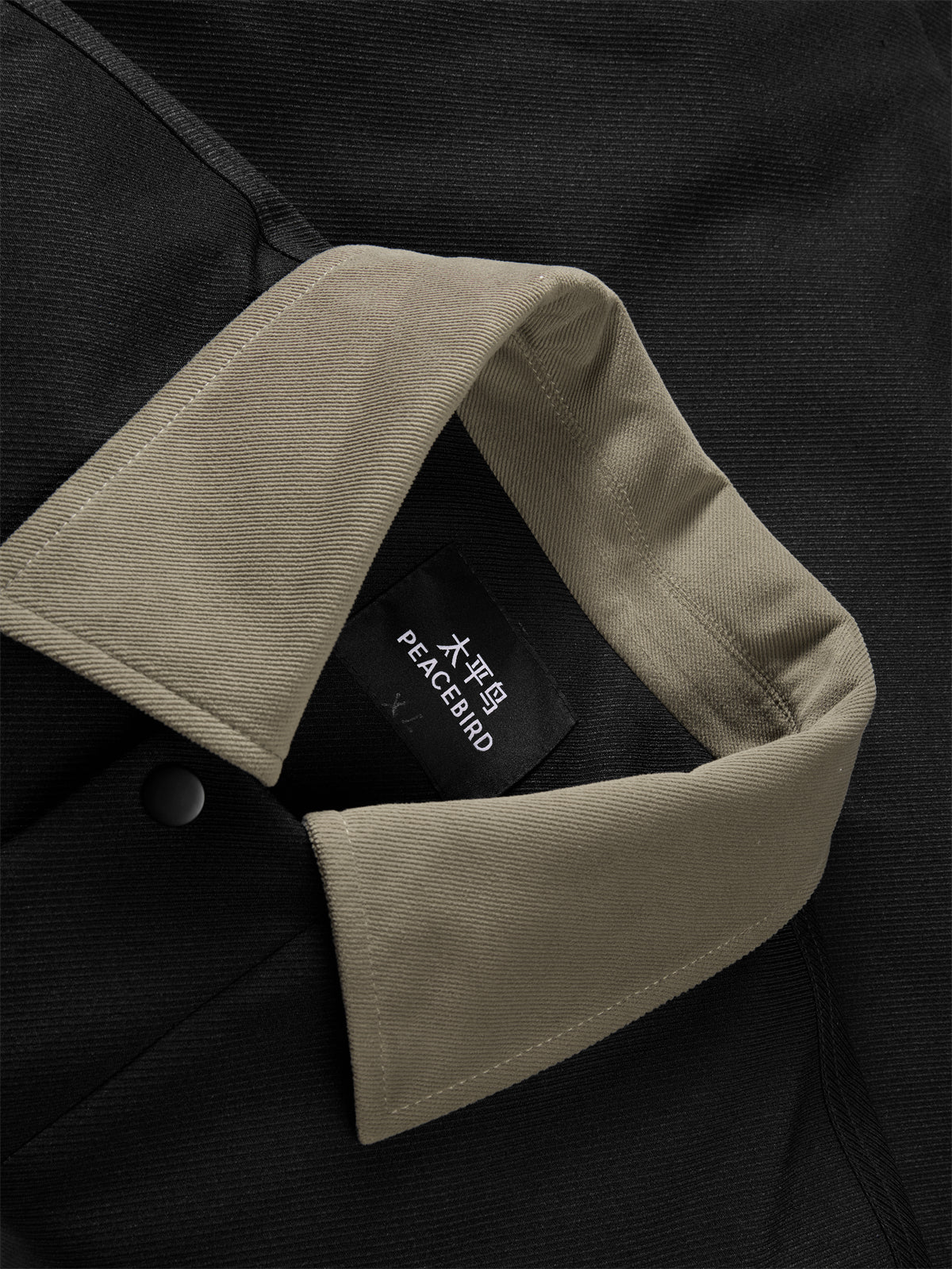Men's Utility Down Jacket with Contrast Details