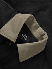 Men's Utility Down Jacket with Contrast Details