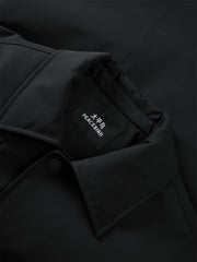 Men's Trench-Style Mid-Length Down Coat