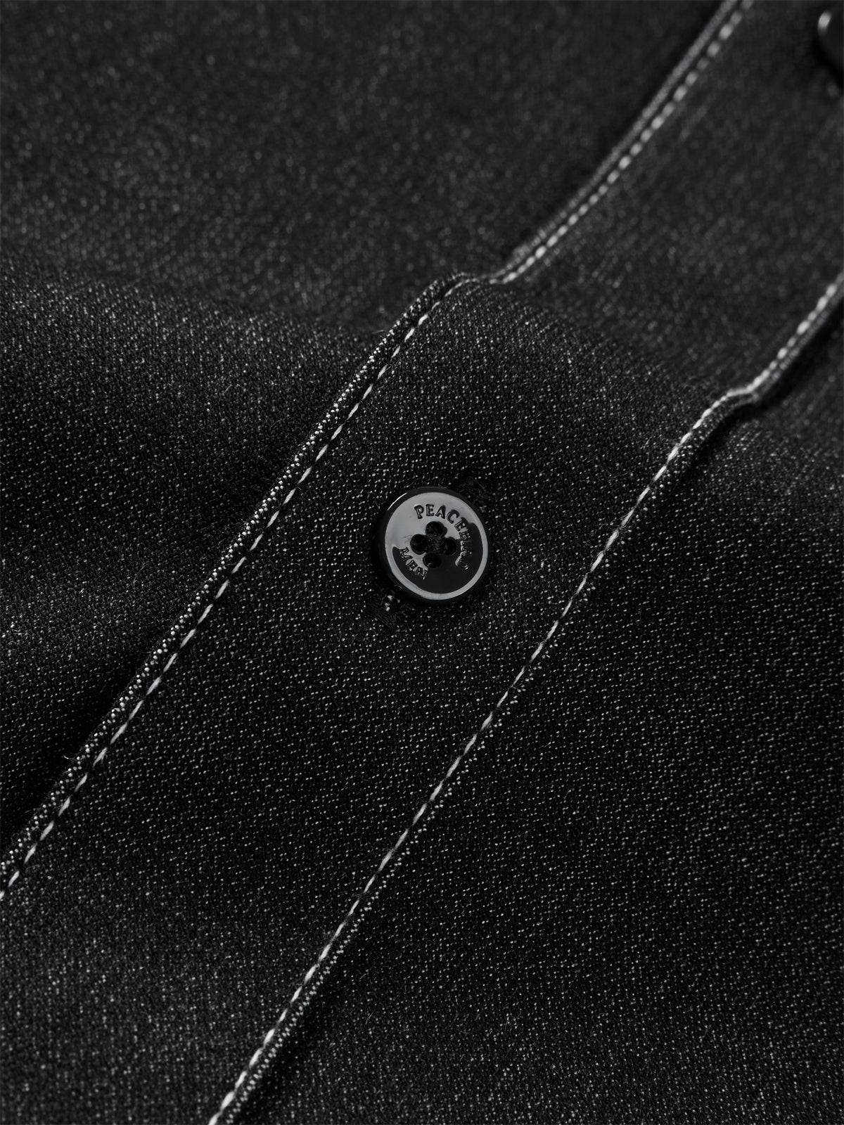 Men's Relaxed Contrast-Stitch Shirt