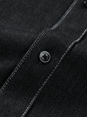 Men's Relaxed Contrast-Stitch Shirt
