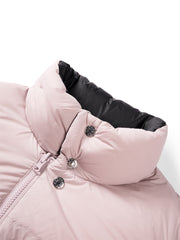 Men's Reversible Down Jacket with Detachable Sleeves