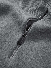 Men's Relaxed Half-Placket Knit Sweater