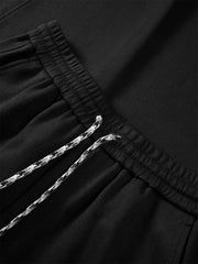 Men's Drawstring-Waist Straight Casual Pants