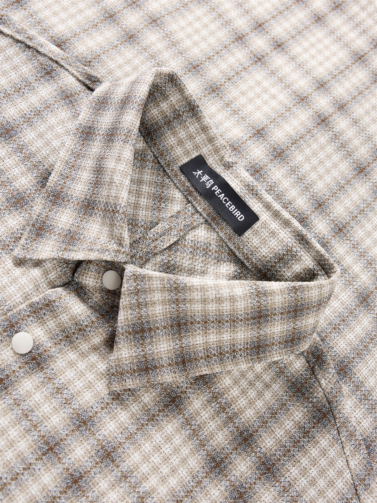 Men's Relaxed Plaid Long-Sleeve Shirt