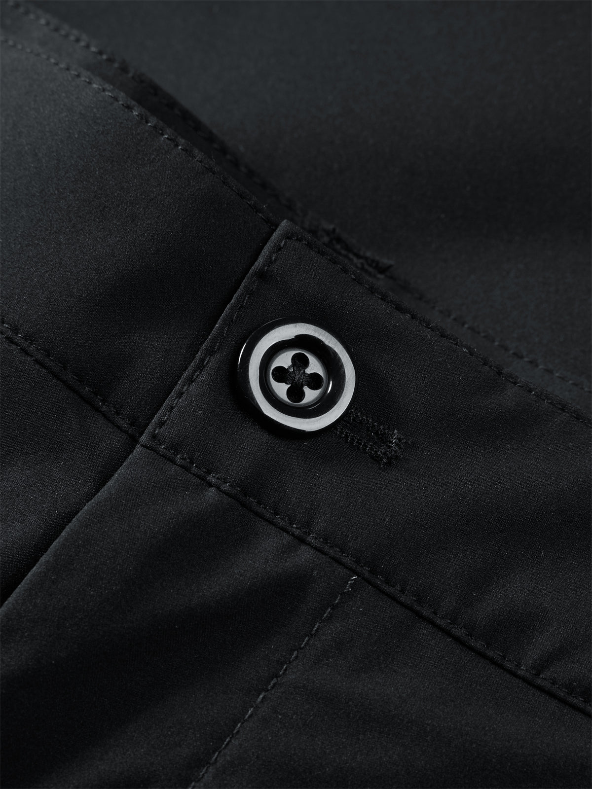 Men's Pleated Straight-Leg Pants with 3D Patch Pockets