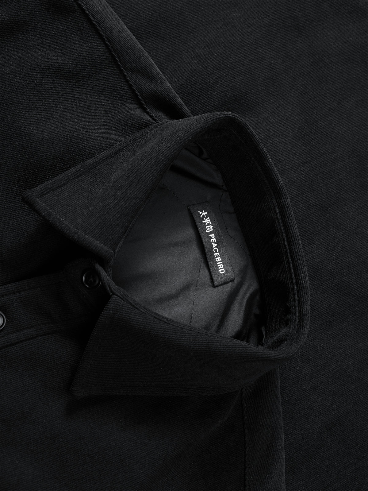 Men's Tonal Panel Corduroy Shirt