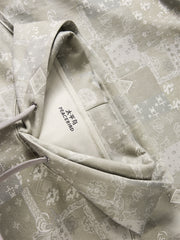 Men's Allover Jacquard Hooded Sweatshirt