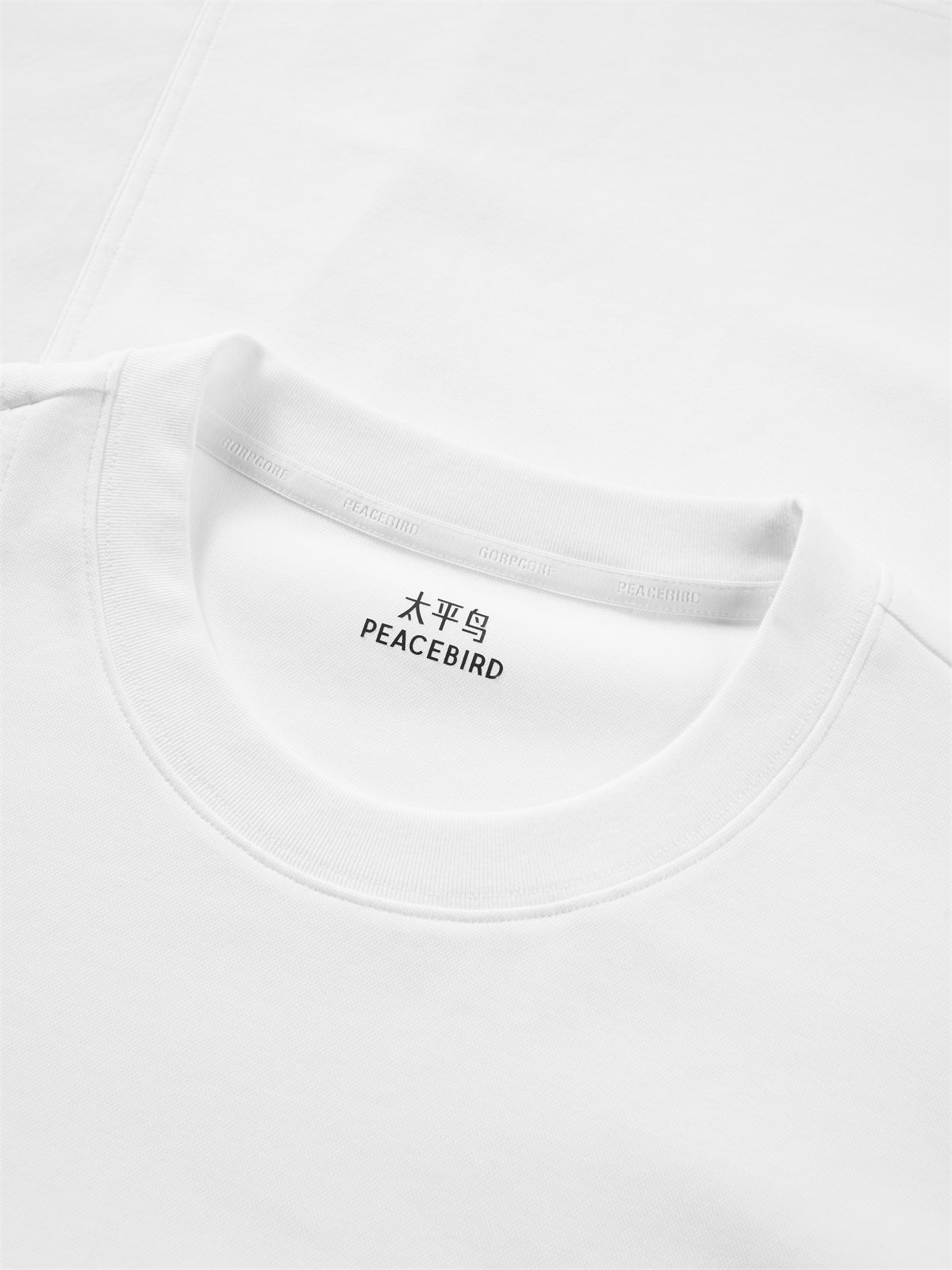 Men's Solid Panelled T-Shirt with Mini Badge