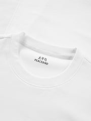 Men's Solid Panelled T-Shirt with Mini Badge