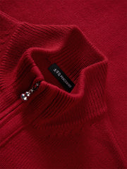 Men's Fair Isle Contrast Knit Cardigan