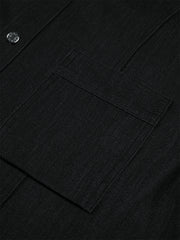 Men's Relaxed-Fit Mercerized Denim Shirt