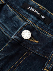 Men's Distressed Slim-Fit Jeans