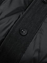 Men's Goose Down Denim-Panel Shirt Jacket