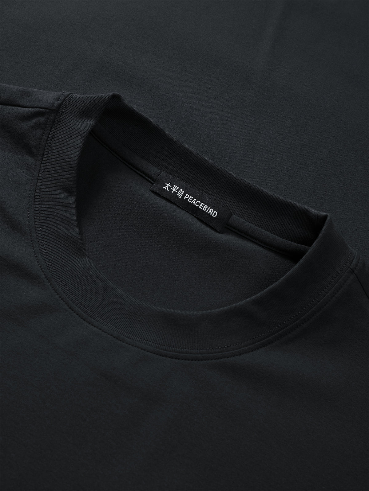 Men's Solid T-Shirt with Embroidered Pocket