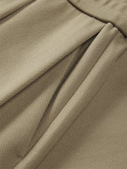 Men's Striped Textured Wide-Leg Trousers