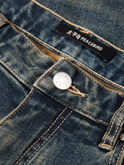 Men's Ombre Washed Straight Jeans