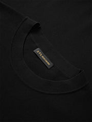 Men's Solid Knit T-Shirt in Lyocell-Silk Blend