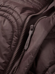 Men's Quilted Padded Jacket with Embroidery
