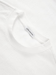 Men's Solid Allover Jacquard T-Shirt