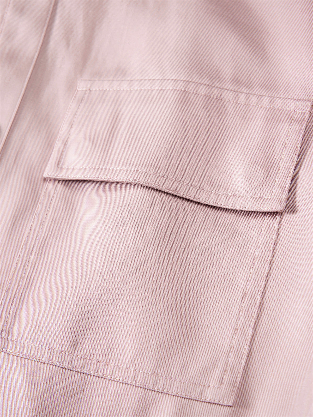 Men's Pink Letter Embroidered Shirt