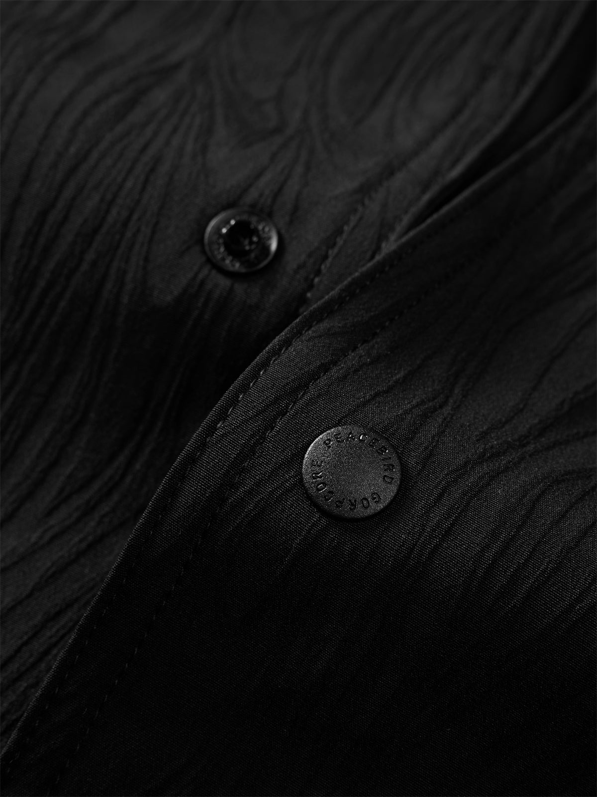 Men's Textured Fabric Shirt Jacket