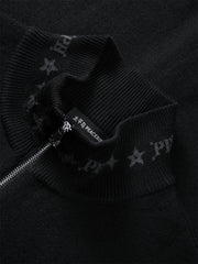 Men's Jacquard Wool-Blend Knit Cardigan