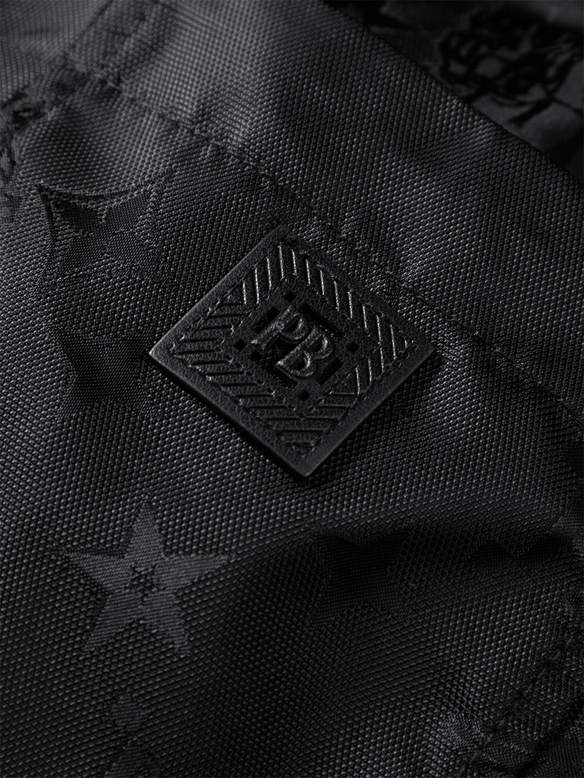 Men's Tonal Jacquard Hooded Jacket