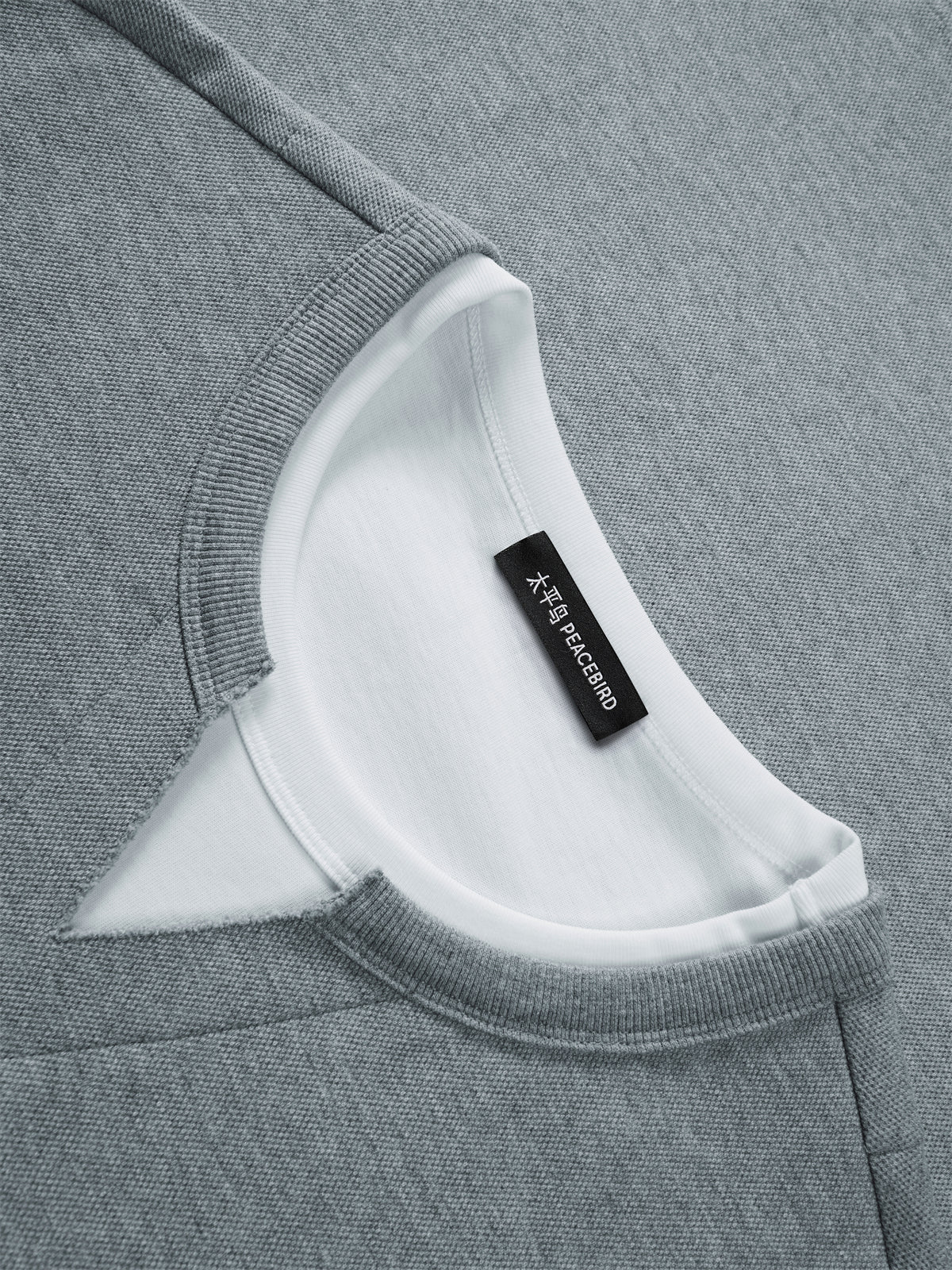 Men's Heavyweight Colorblock Layered-Look T-Shirt