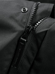Men's Drawstring Outdoor Hooded Jacket