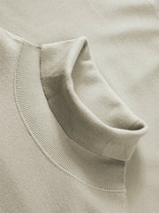 Men's Slim-Fit High-Neck Knit Sweater