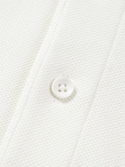 Men's Loose Solid Polo Shirt with Chest Embroidery