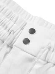 Men's Beige Utility Embroidered Cargo Shorts