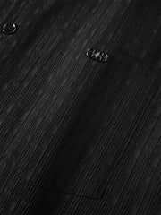 Men's Relaxed 3D Jacquard Textured Shirt