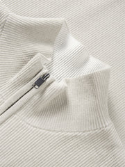 Men's Fair Isle Mock-Neck Knit Sweater