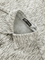 Men's Fleece-Lined Textured Tweed Shirt