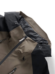 Men's Contrast-Panel Hooded Jacket