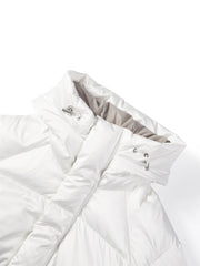 Men's White Puffer Jacket