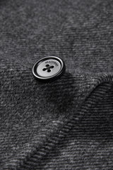 Men's  Split Pocket Wool Coat