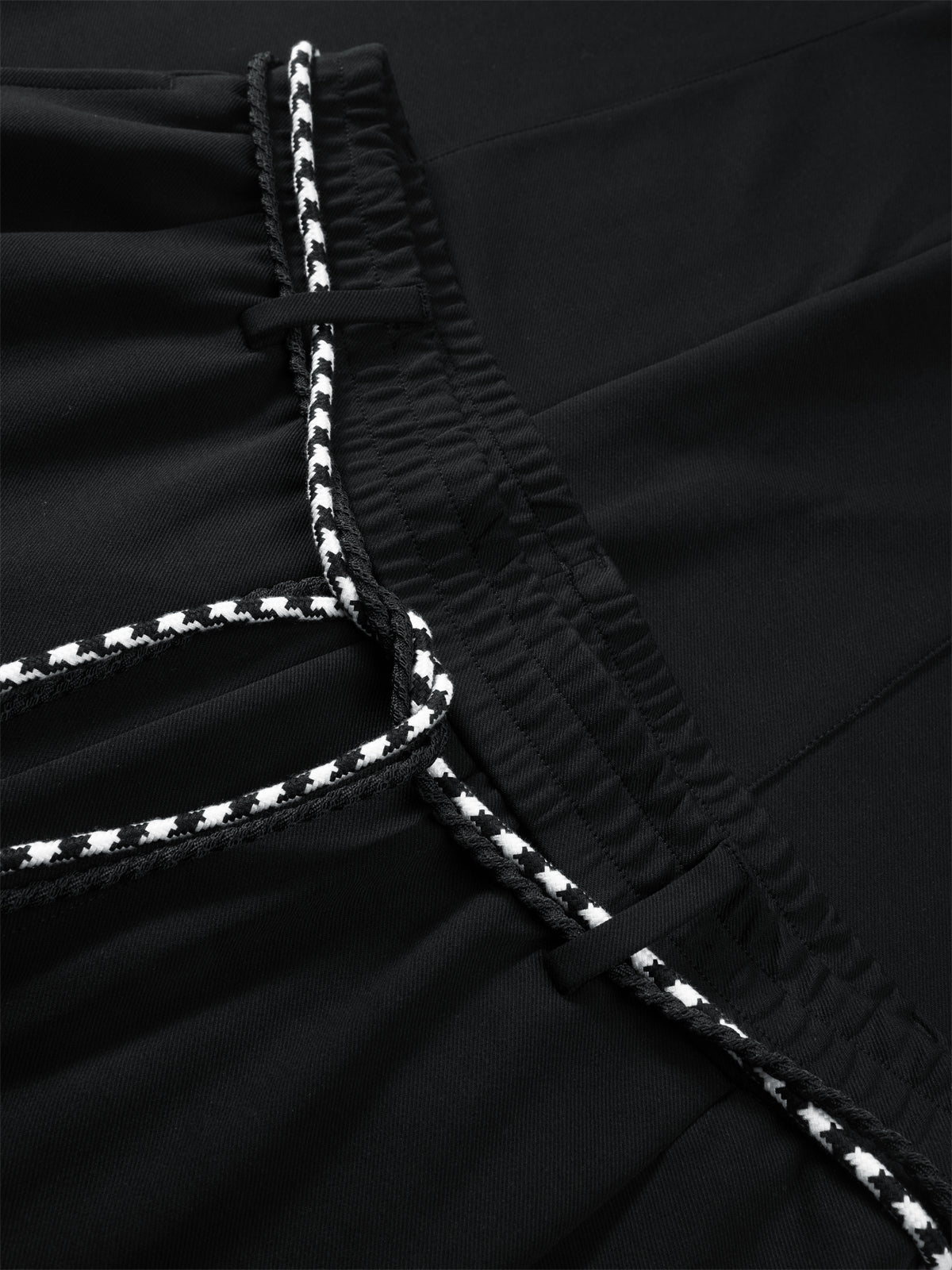 Men's Detachable Drawstring Straight-Leg Pants