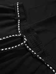 Men's Detachable Drawstring Straight-Leg Pants