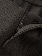Men's Solid Wide-Leg Casual Pants