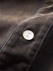 Men's Barn-Style Faux Denim Jacket