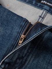 Men's Thermal Washed Tapered Jeans