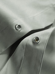 Men's Solid Relaxed-Fit Short-Sleeve Shirt