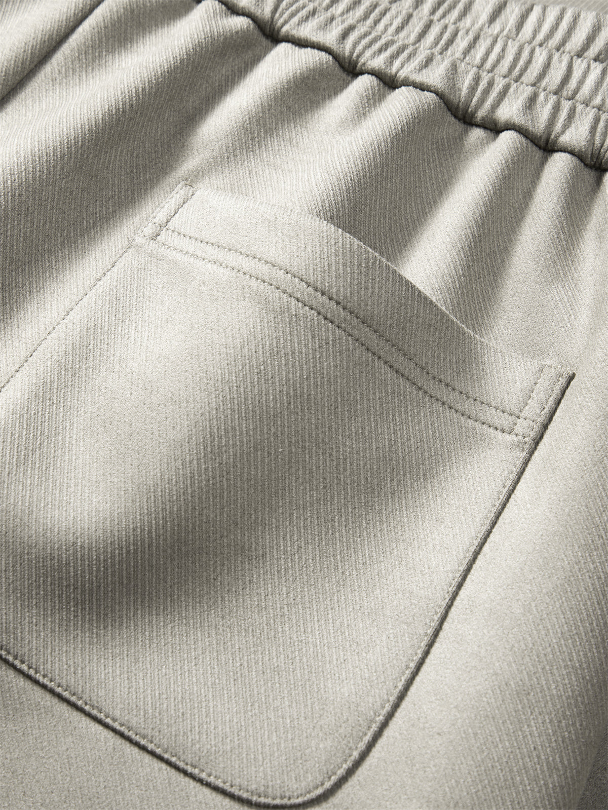 Men's Faux Suede Jogger Pants